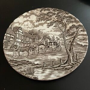 Two lovely Vintage Myott Royal Mail Dinner Plates